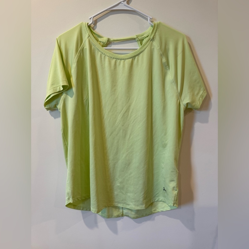 Under Armour Light Green Short Sleeve Tee